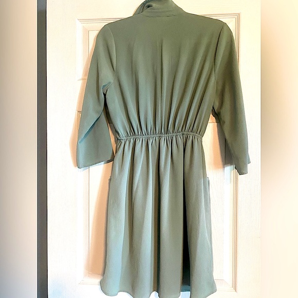 Monteau T-Shirt Dress. Size: Medium. Color: Army Green. Excellent condition - Picture 2 of 3
